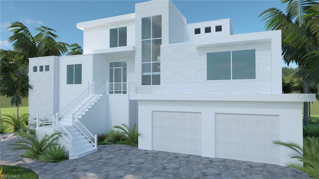Attached, Exterior, Facade, Modern