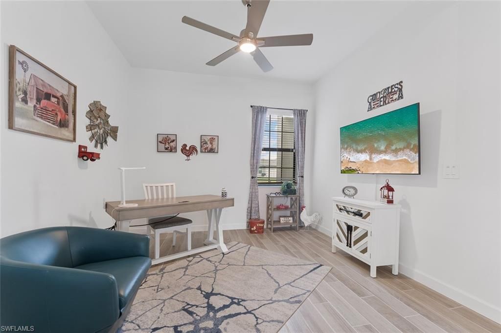 Home Office, Interior, Wood Texture Flooring