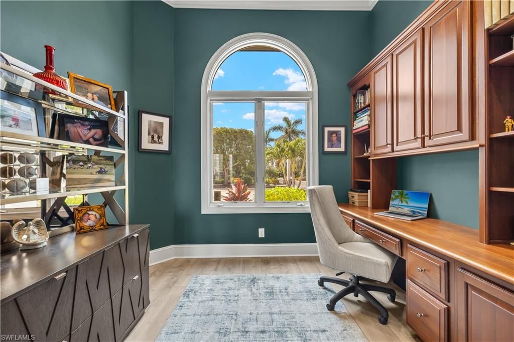 Home Office, Interior, Wood Texture Flooring
