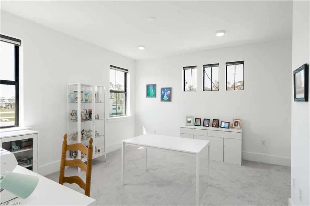 Home Office, Interior, Recessed Lighting