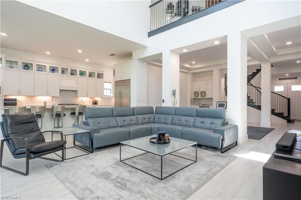 Interior, Kitchen, Living room, Recessed Lighting