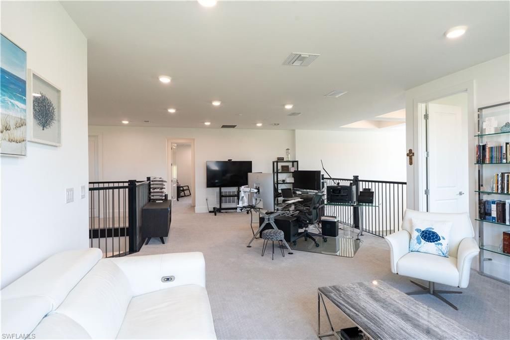 Home Office, Interior, Recessed Lighting