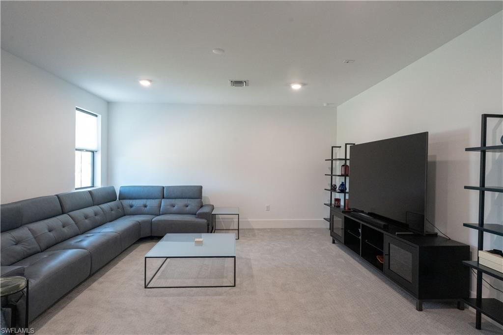 Interior, Living room, Recessed Lighting