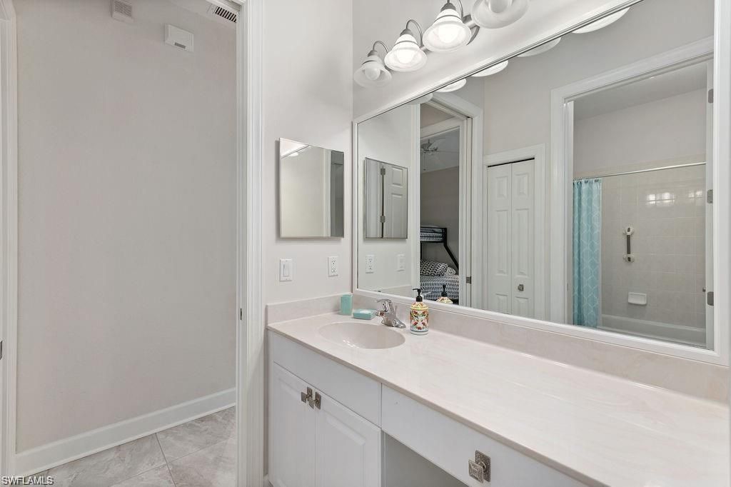 Bathroom, Dual Sink Vanities, Glass Shower, Interior