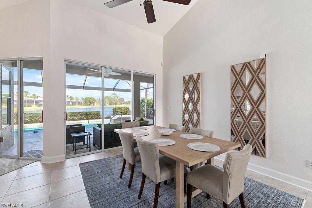 Dining room, Interior, Water