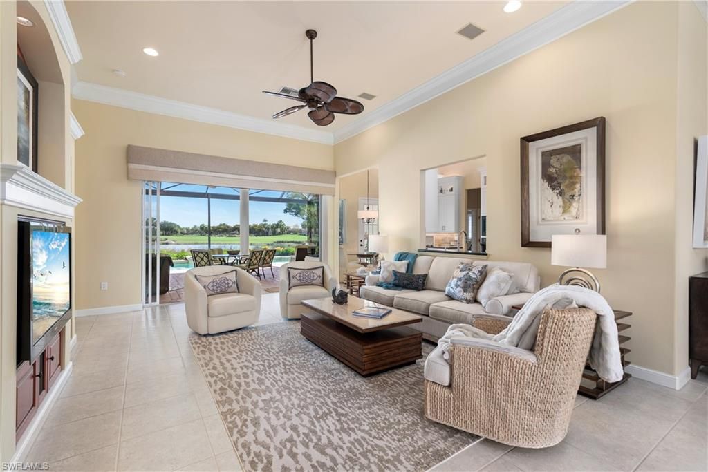 Fireplace, Interior, Living room, Recessed Lighting