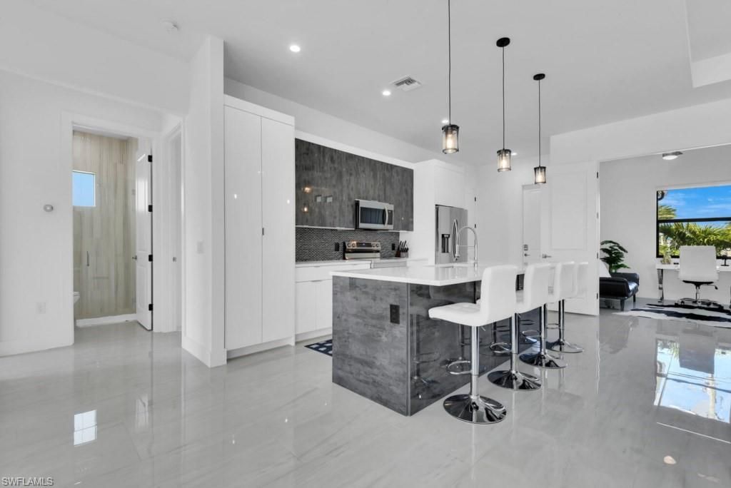 Interior, Kitchen, Pendant Lights, Recessed Lighting