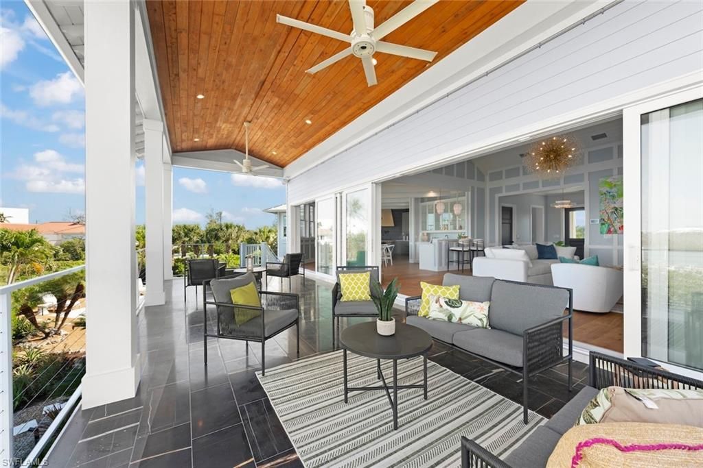 Interior, Living room, Recessed Lighting, Wooden Ceilings