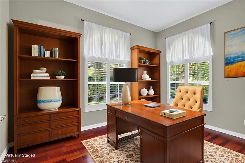 Home Office, Interior, Wood Texture Flooring