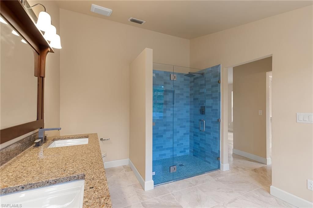 Bathroom, Glass Shower, Interior