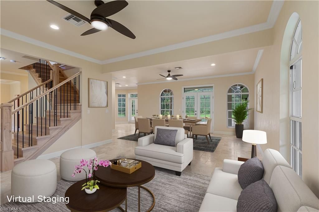 Dining room, Interior, Living room, Recessed Lighting