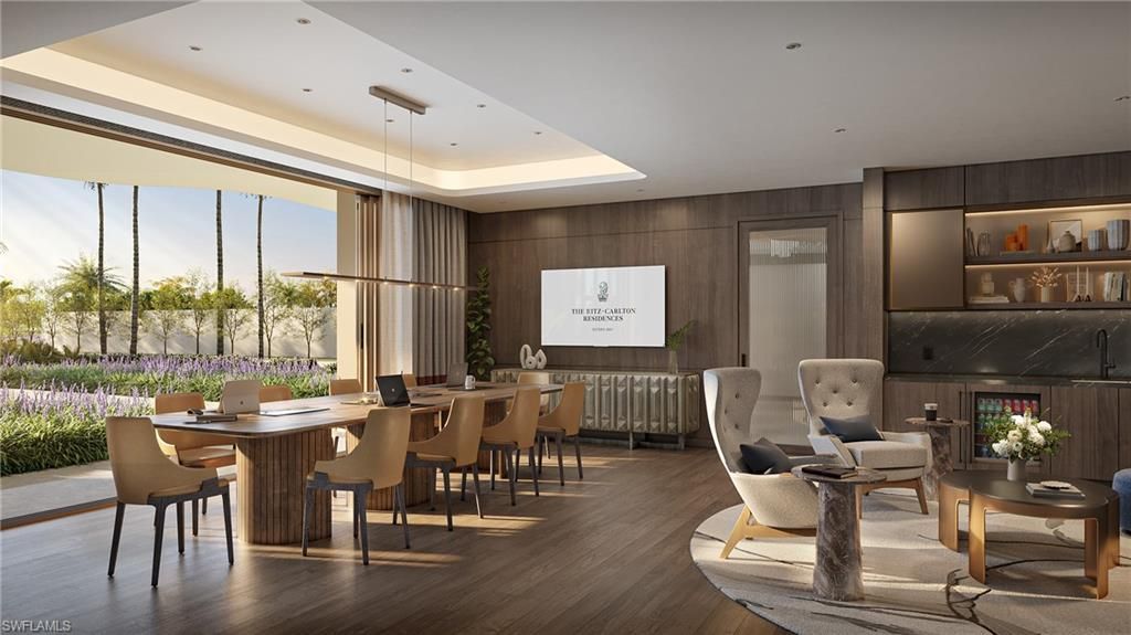 Dining room, Interior, Pendant Lights, Recessed Lighting, Wood Texture Flooring, Wooden Walls