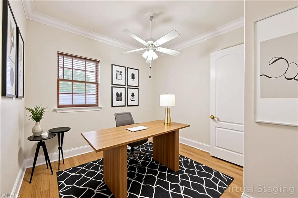 Home Office, Interior, Wood Texture Flooring
