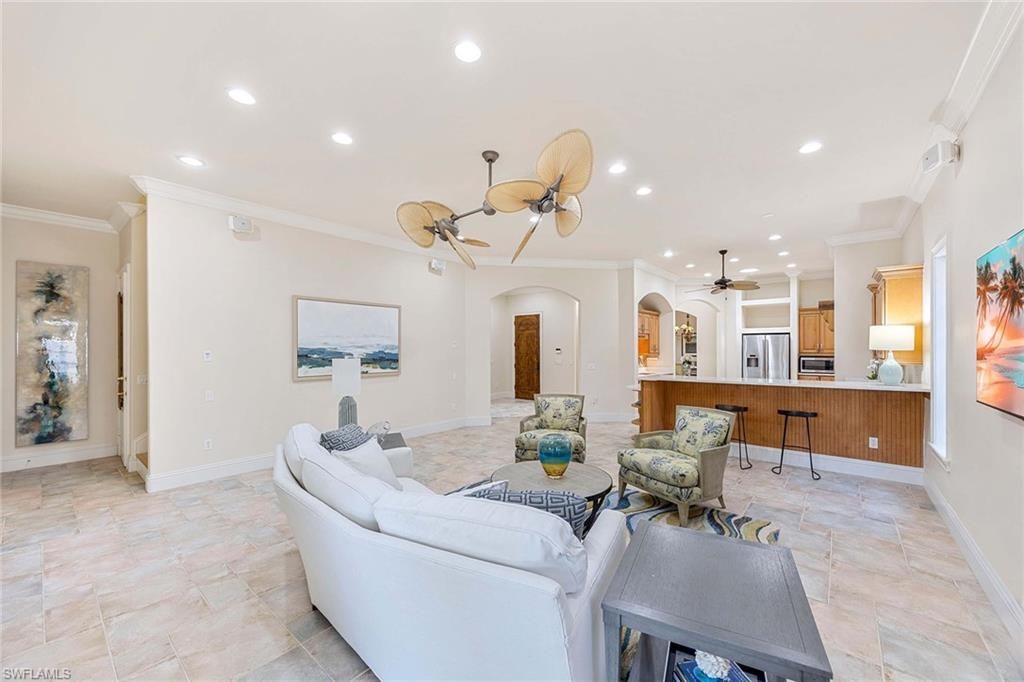Interior, Kitchen, Living room, Recessed Lighting