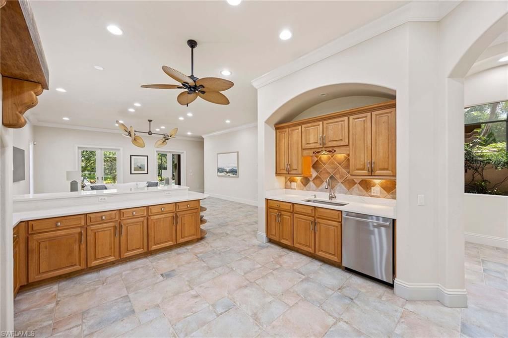 Interior, Kitchen, Recessed Lighting, Stainless Steel Appliances