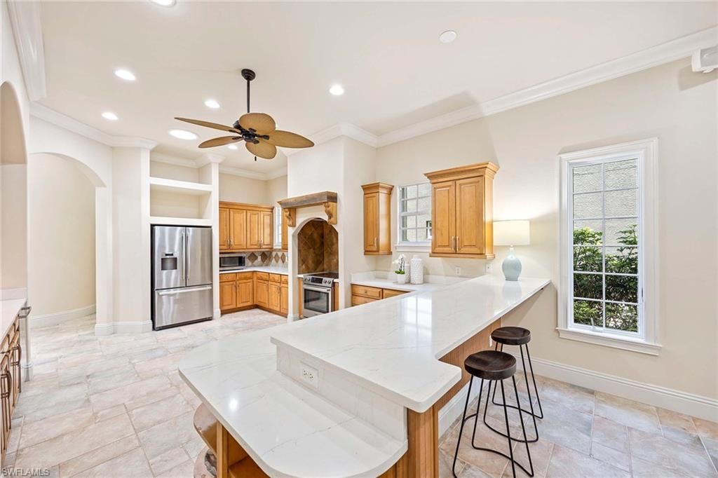 Interior, Kitchen, Recessed Lighting, Stainless Steel Appliances