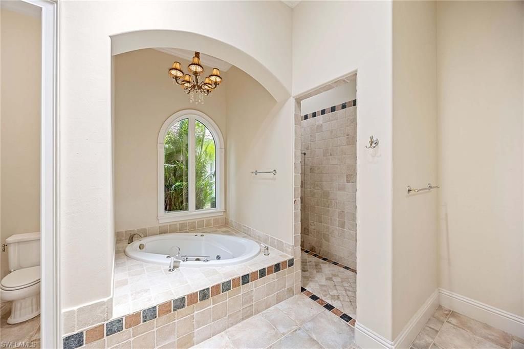 Bathroom, Chandelier, Interior