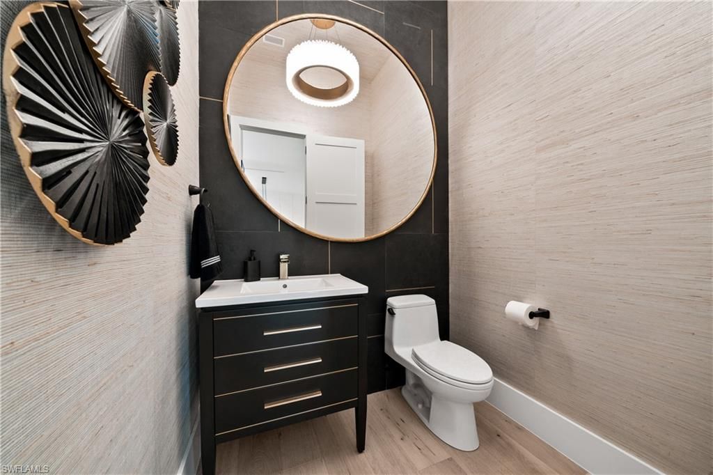 Bathroom, Interior, Wood Texture Flooring