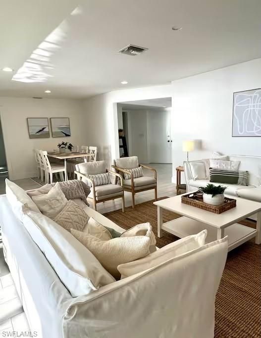 Dining room, Interior, Living room, Recessed Lighting