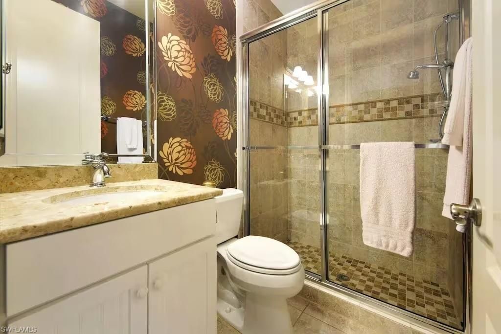 Bathroom, Glass Shower, Interior