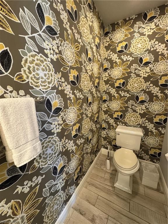 Bathroom, Interior, Wood Texture Flooring