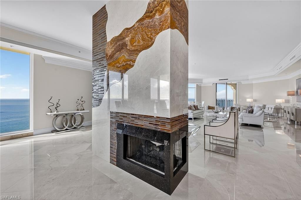 Fireplace, Interior, Living room, Water