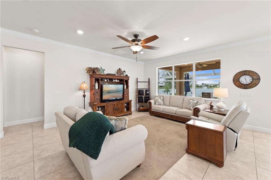 Interior, Living room, Recessed Lighting