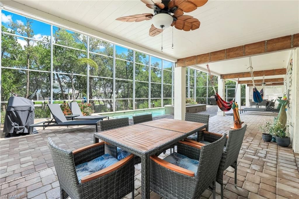 Dining room, Interior, Pool, Sun Room