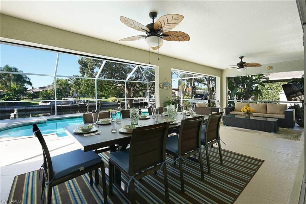 Dining room, Glass Ceilings, Interior, Pool, Sun Room