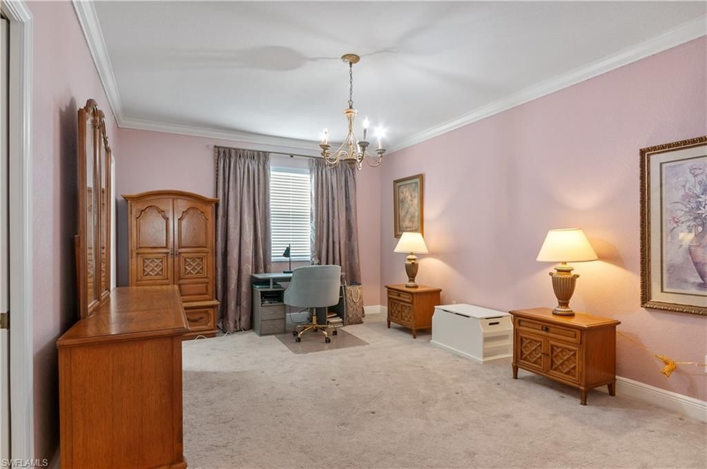 Chandelier, Home Office, Interior