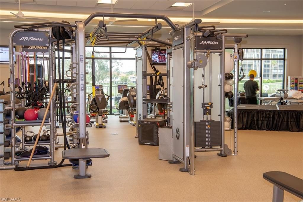 Fitness Equipment, Gym, Interior