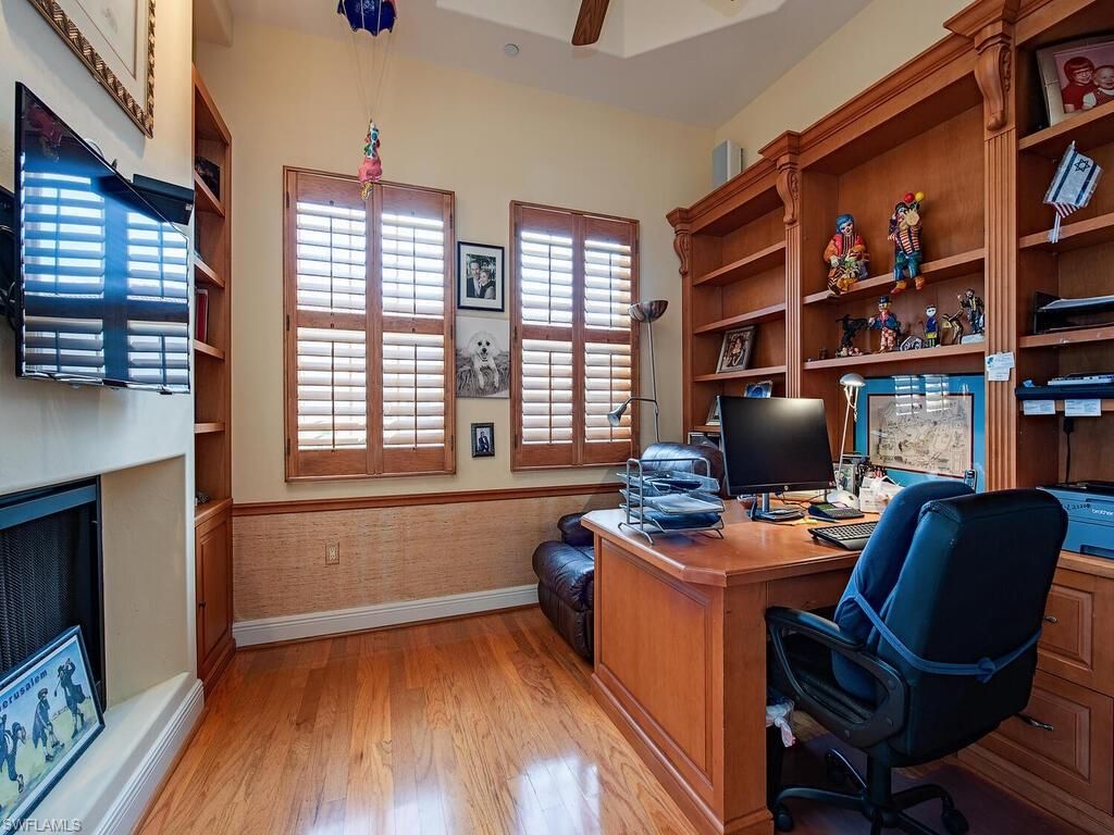 Home Office, Interior, Wood Texture Flooring