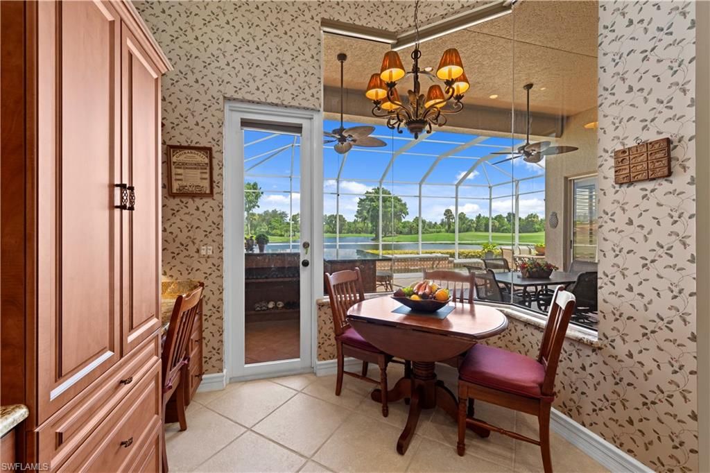 Chandelier, Dining room, Glass Ceilings, Interior, Recessed Lighting, Sun Room, Water