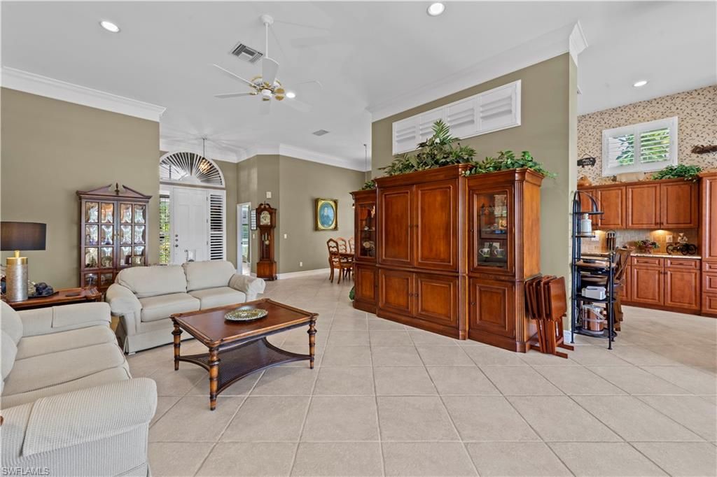 Interior, Kitchen, Living room, Recessed Lighting