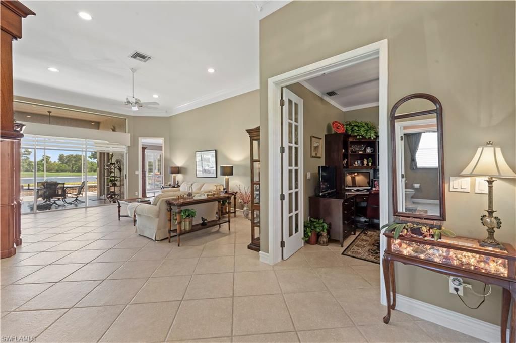 Interior, Living room, Recessed Lighting