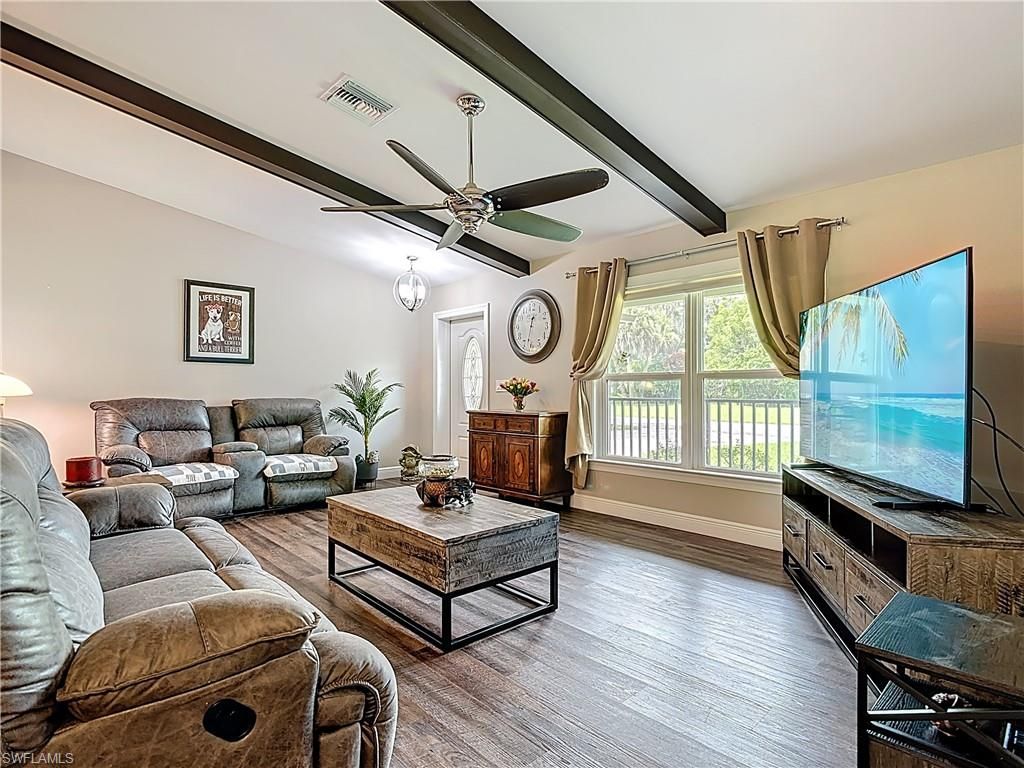 Interior, Living room, Wooden Beams, Wood Texture Flooring