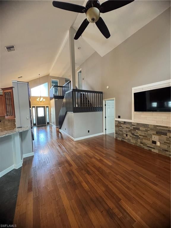 Chandelier, Interior, Kitchen, Pendant Lights, Wood Texture Flooring