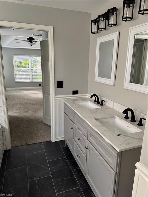 Bathroom, Dual Sink Vanities, Interior