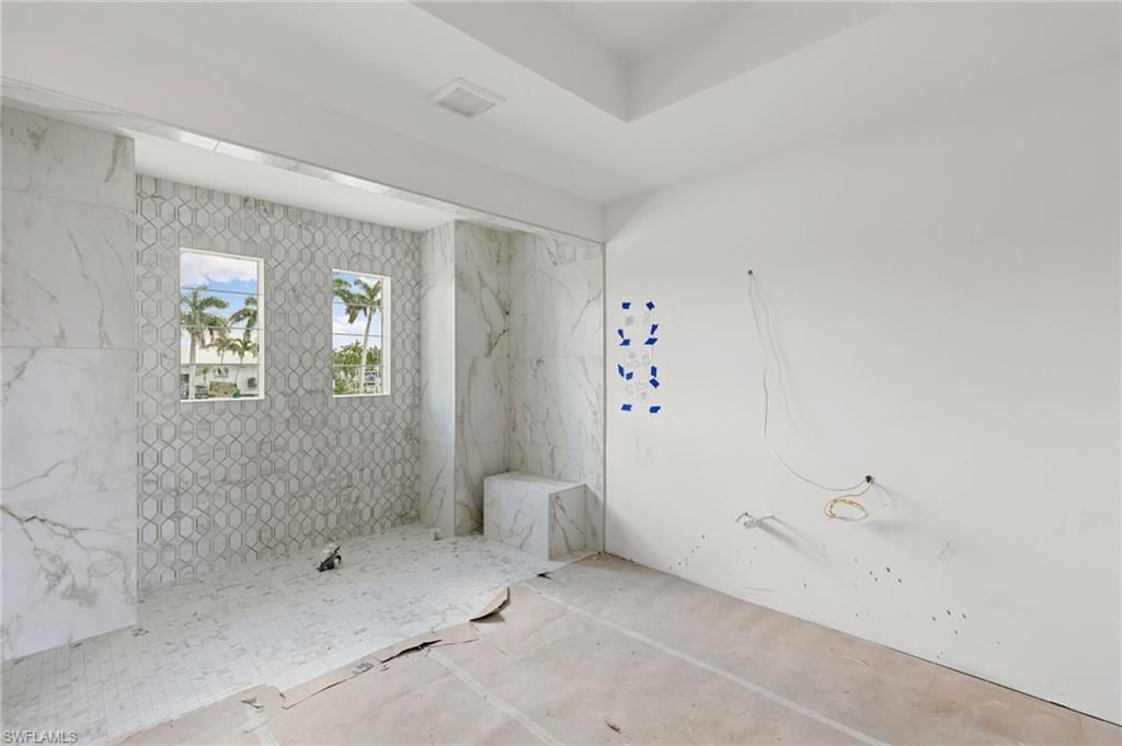 Empty room, Interior, Marble Walls