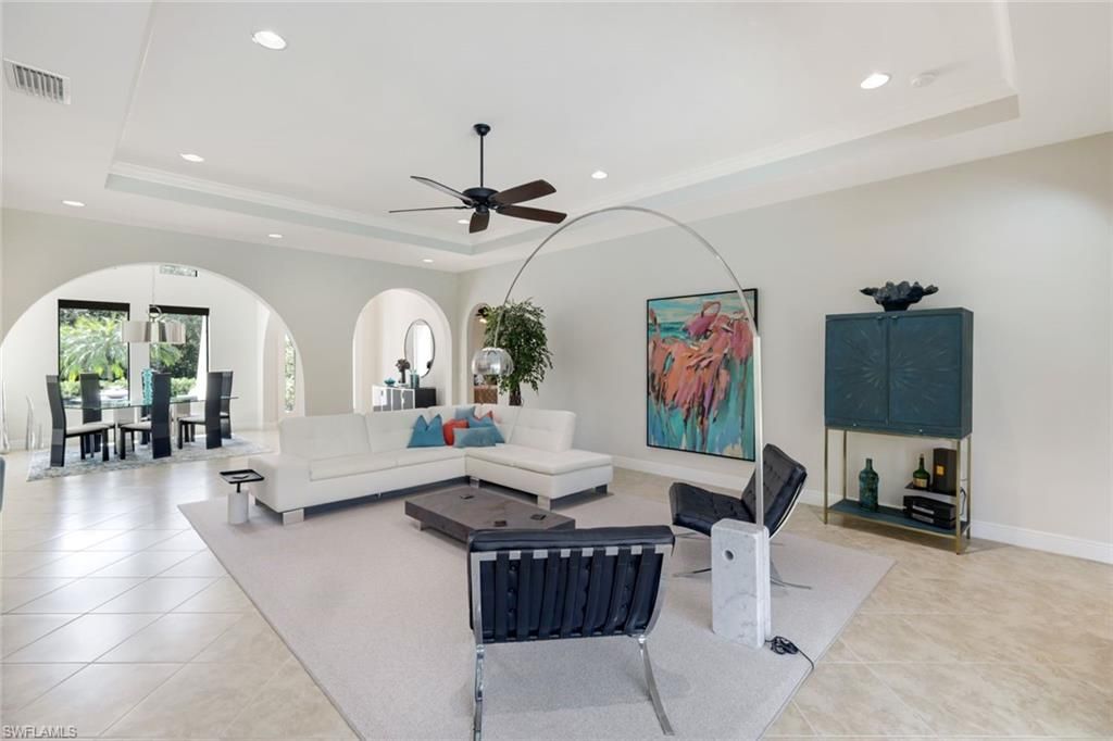 Dining room, Interior, Living room, Recessed Lighting