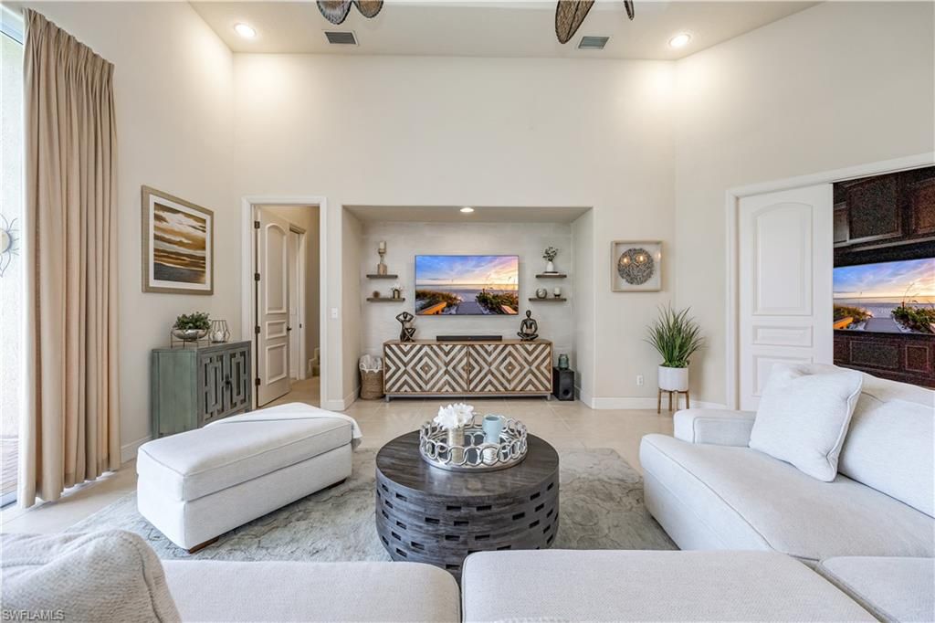 Interior, Living room, Recessed Lighting