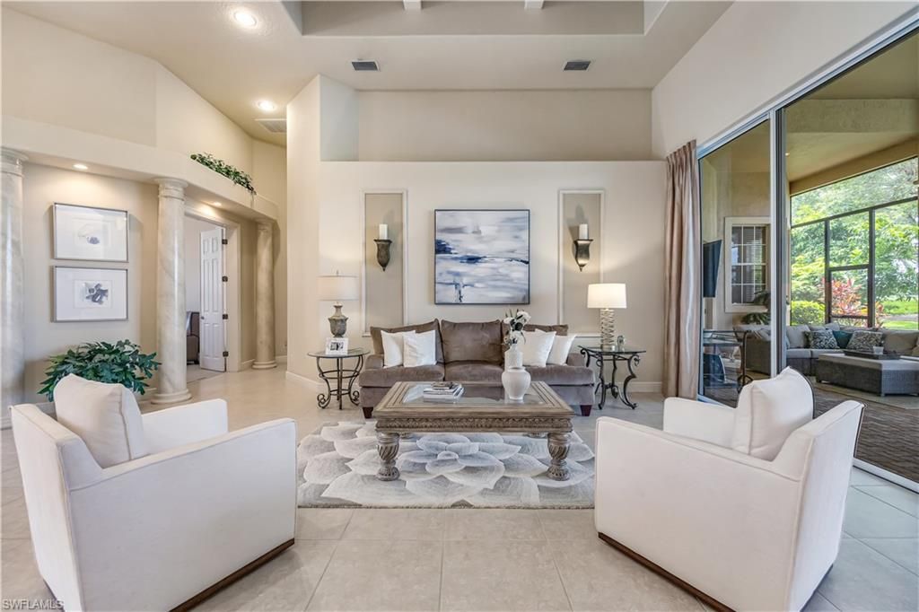 Interior, Living room, Recessed Lighting