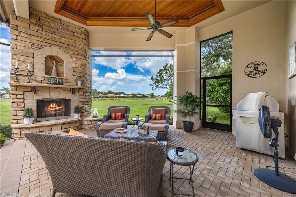 Fireplace, Interior, Living room, Stone Walls, Wooden Ceilings