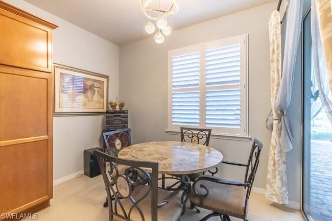 Dining room, Interior, Pendant Lights