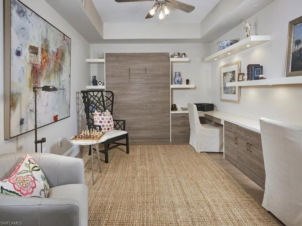 Home Office, Interior, Recessed Lighting
