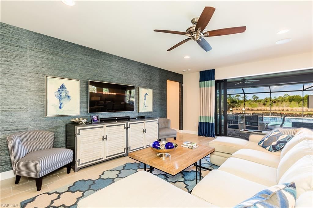 Interior, Living room, Recessed Lighting