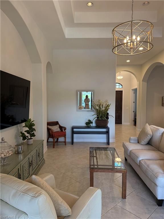 Chandelier, Interior, Living room, Recessed Lighting