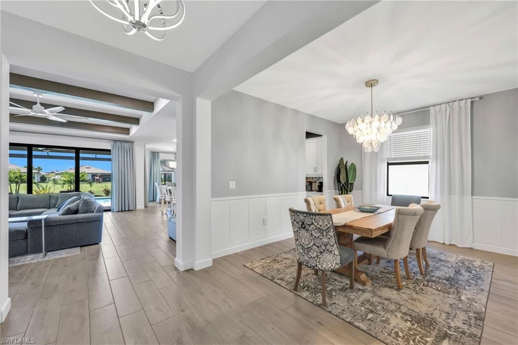 Chandelier, Dining room, Interior, Living room, Wood Texture Flooring