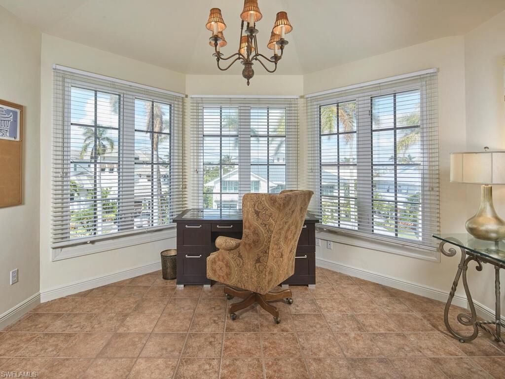 Chandelier, Home Office, Interior