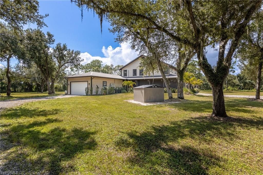 Backyard, Detached Garage, Exterior